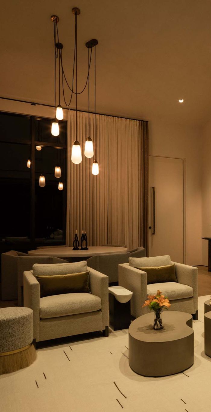 Lighting control in a luxury home with savant technology