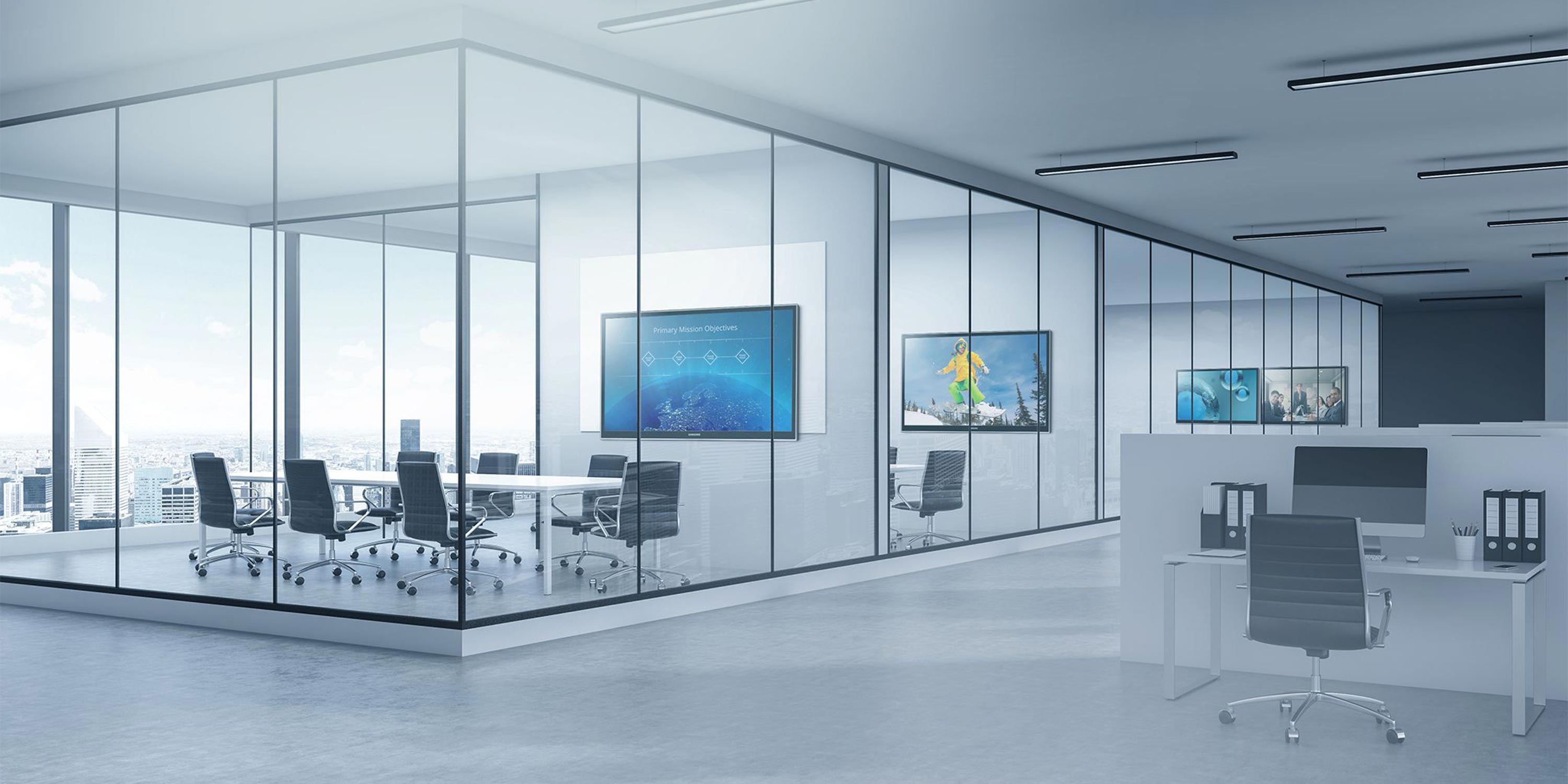 huddle room with crestron technology