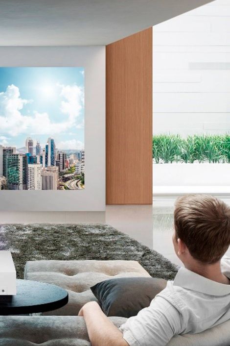 Samsung home theater light and airy