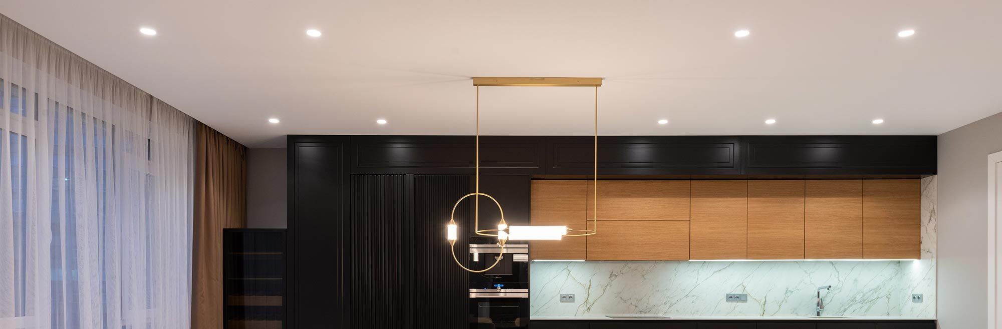 downlights with LED lighting